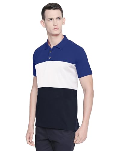 Image of LEOTUDE Men's Cotton Regular Fit T-Shirt - Plain Polo T-Shirt