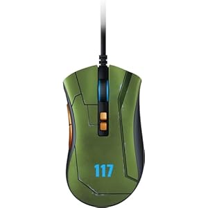Razer DeathAdder V2 – Wired USB Gaming Mouse with Optical Mouse Switches (Focus+ 20K Optical Sensor, 8 Programmable Buttons, 5 On-Board Memory Profiles, Optical Mouse Switch) HALO Infinite Ed.