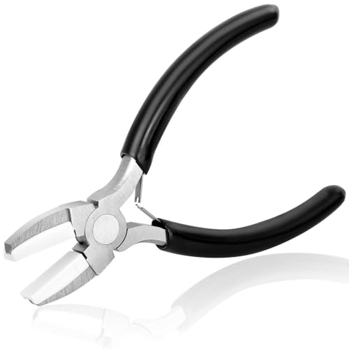 Image of HASTHIP Jewelry Pliers, 5.3 Inch Flat Nose Soft Jaw Hand Tool