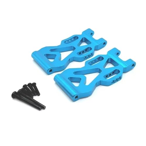 Bras inférieur arrière en métal bleu pour RC SCY 1/16 et JJRC Q117