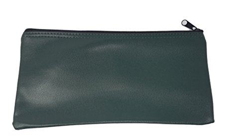 3-Piece Set Pm Company Security Bank Deposit/Utility Zipper Coin Bag/Pouch Safe Money Organizer Bag / 11 X 5.5 Inches (Green) #TOP3
