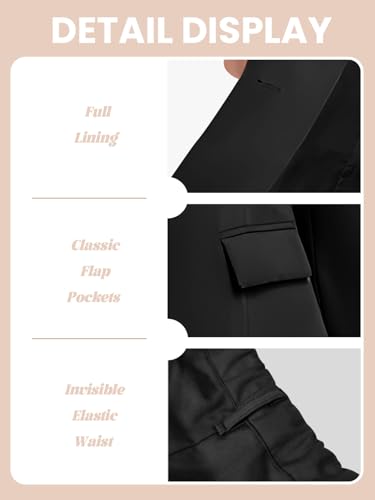 Chic Women's Black Work Suit Set - Size 14 - Image 5