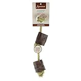 Aussie Naturals Double Horn Choy Dog Toys, Large, Green/Off-White