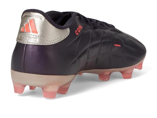 Image of Adidas Unisex-Adult Copa Pure II Pro Firm Ground, Aurora Black /Platin Metallic /Turbo, 8.5