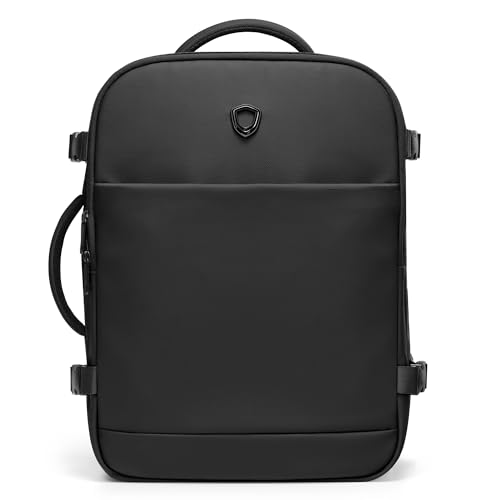 Image of Traveler's Choice Markham 27L Backpack, Expandable, Business, Travel, Work, Office, Camping, Hunting, Fishing, Black, Large