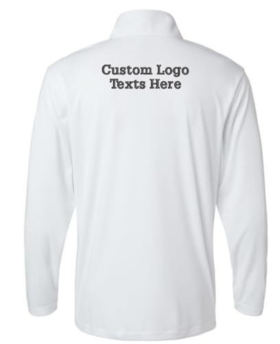 Custom Allpro Embroidery Stitching Personalized Logo Texts Men Performance Quarter Zip Pullover 418703