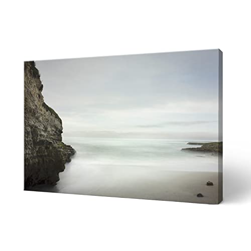 Printscapes Canvas Wall Art - Rock formations along the beach at Wilder Ranch State Park, California, USA by Matt Propert - 36" x 24"