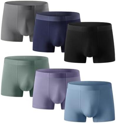 （15:30時点） [FLYSKY] ボクサーパンツ メンズ 前閉じ 高通気性 超ストレッチ 6枚・3枚・1枚セット ローライズ 3D立体 抗菌防臭 下着 吸水 速乾 パンツ 男性 6P/3P/1Pボクサーブリーフ