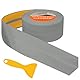 flintronic Weichsockelleiste, 30 x 30mm 5m Weichsockelleiste Selbstklebend für Küche und Badezimmer, Selbstklebende Abschlussleiste aus PVC, Flexible Knickleiste - Fugendichtungsband(Grau)