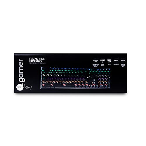 TECLADO GAMER RAPID FIRE REVOLUTION USB 2.0 DAZZ