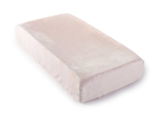 Image of Levtex Home Baby Changing Pad Cover, Malawi Blush Sparkle