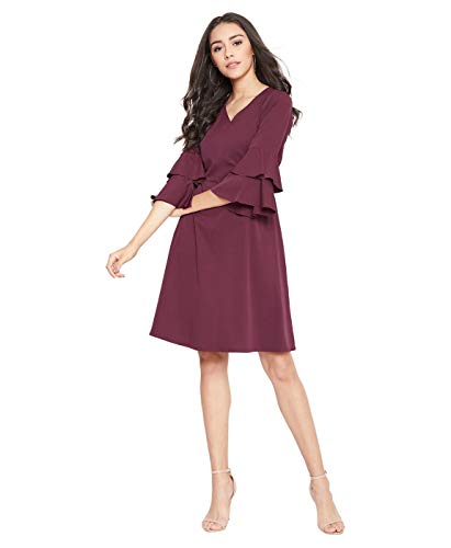 Image of Uptownie Lite Women's Crepe Skater Knee Length Dress