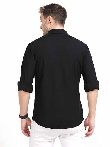 Image of STELLERS Men's Premium Full Sleeve Shirt | Feather Touch Feel| Regular Fit| Odour Resistant| Anti-Static| Wrinkle Free| Quick Dry | Stretchable| Lightweight| Sweat-Proof