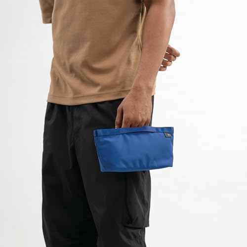 Image of DailyObjects Pivot Carry All Pouch for Men & Women | Storage Slip Pockets |Lightweight|Water Resistant|Portable| Recycled Nylon Zippered | Concealed Handles