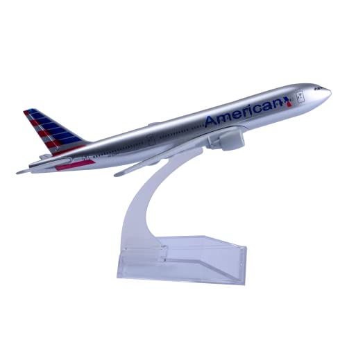 Avión B777 a escala 1:400 en miniatura de aleación fundida para coleccionistas