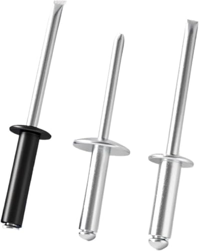 �A���~�j�E���u���C���h���x�b�g, �u���C���h�|�b�v���x�b�g�A���~�j�E�������S�V�����N�}���h�����u���b�N�V���o�[�e��T�C�Y(Silver M5 (20pcs),Length 20mm)