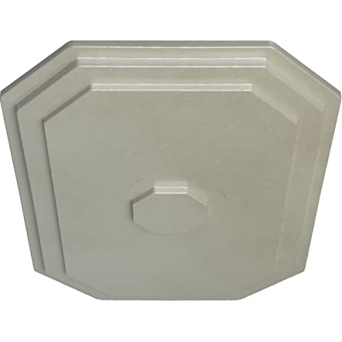 Image of Ekena Millwork CM25FEFCS - 25 1 /4 inchW x 17 1 /4 inchH x 1 3 /4 inchP Felix Ceiling Medallion - Ceiling Medallion, Flash Copper