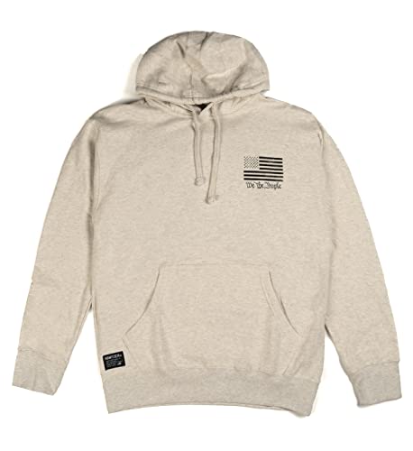 Howitzer Mens Fleece Pullover Hood. Patriotic, Freedom, American Hoodies for Men