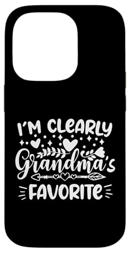 I'm Clearly Grandma's Favorite Funny Granny Granddaughter �X�}�z�P�[�X iPhone 14 Pro �p