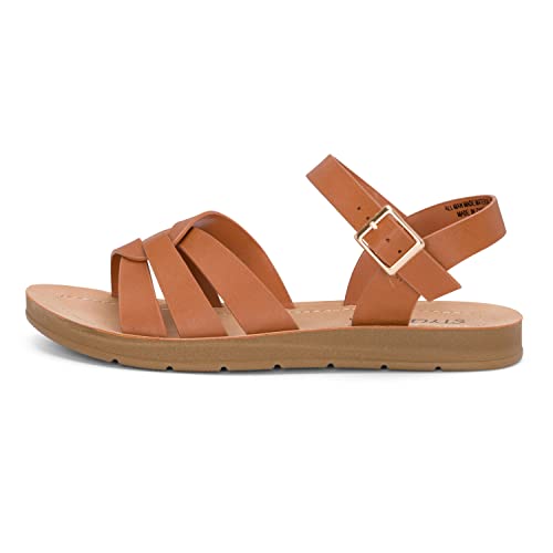 Stylish S Kali-K - Girls/Little Kids Flat Open Toe Strappy Slingback Summer Sandals thumb #1