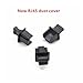 SHENGJIELIU RJ45 RJ11 USB Dust Plug Dust Plug for Network Telephone Module SPF 100 Pcs(RJ45 New 100PCS)