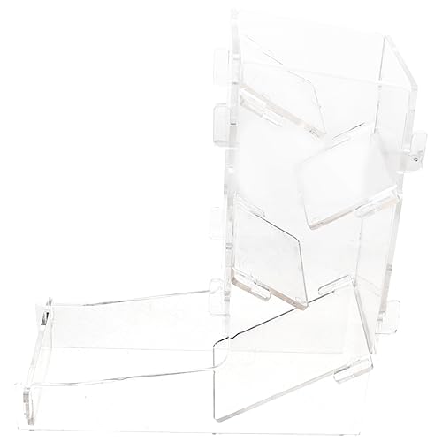 GARVALON Torre Per Dadi Trasparente in Acrilico Resistente All Usura Torre Per Dadi Decorativa Da Gioco Portatile Per