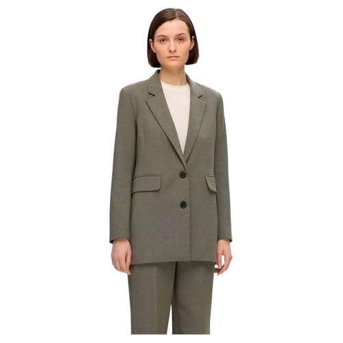 Selected Femme blazer rita chic, veste relaxed de haute qualité en vert kalamata chiné taille 44