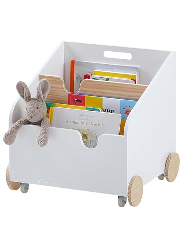 Vertbaudet VERTBAUDETKinderzimmer Bücherregal auf RollenweißONE Size