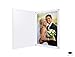 Cardboard Photo Folder 4x6 (10 Pack) - White Card Folder With Nice silver design- Great for Wedding Pictures, Baby, Graduation, Friends and many more!
