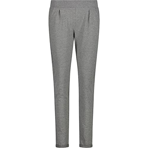 Melange Stretch Long Pant Girl 46 Fumo Mel.