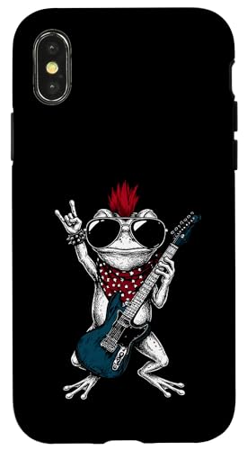 �M�^�[��e���ʔ����J�G��USA�����I�ȃ��z�[�N���b�N �X�}�z�P�[�X iPhone X/XS �p