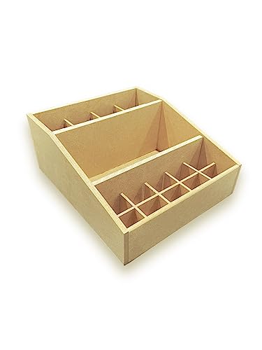 Porta Pincéis, Maquiagens em MDF com divisórias Porta Treco Make Up