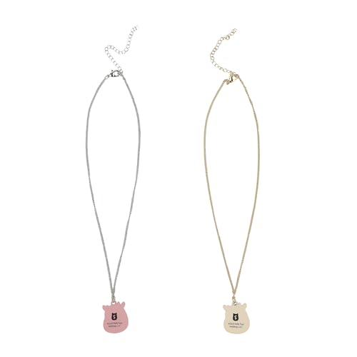 Bioworld Squishmallows Bestie Friendship Necklaces Ronnie Cow Patty Cow 2 Piece Set2