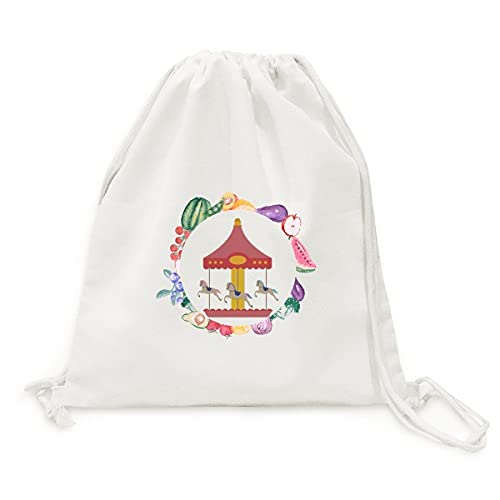 Sac en tissu pliable compact pour transporter les légumes sans plastique