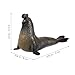 Toddmomy 1pc Simulation Elephant Seal Model Home Decoration (Light Brown)