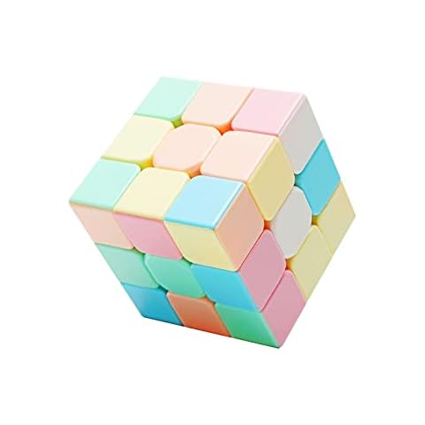 CuberSpeed Moyu MoFang JiaoShi Macaron Meilong 3x3 stickerless Magic Cube MFJS MEILONG 3x3x3 Cubing Classroom Meilong 3x3 Macaron Speed Cube Cover