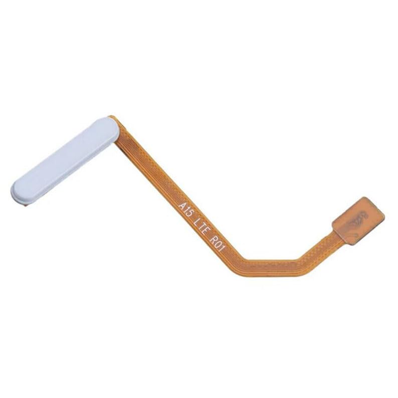 Home Button Fingerprint Scanner Touch ID Menu Return Sensor Flex Cable for Samsung Galaxy A15 4G A155 - White