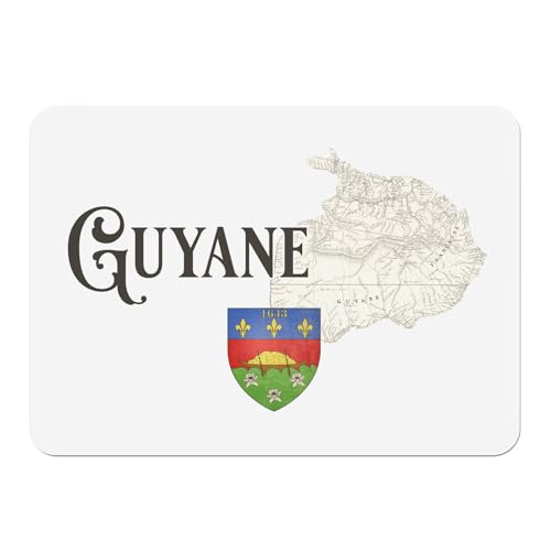 Sets de table souples Guyane 973 grand format 4 pièces