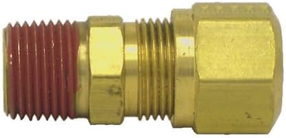Tectran 1368-8D Male Connector 1/2"Tube-1/2"Thread