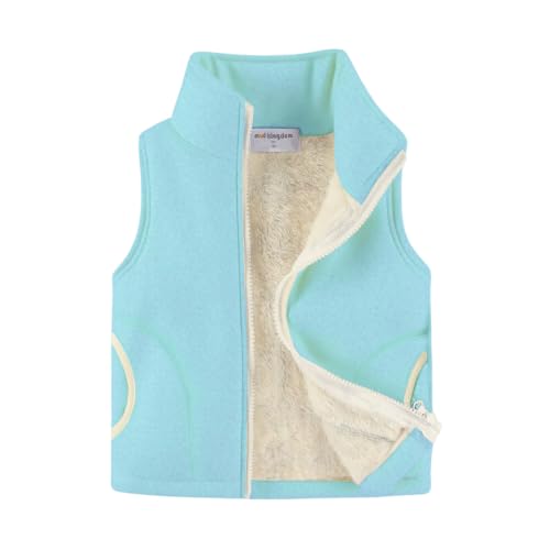 Image of Mud Kingdom Boys Girls Polar Fleece Vest Winter Thick Warm Outerwear Funny Cartoon