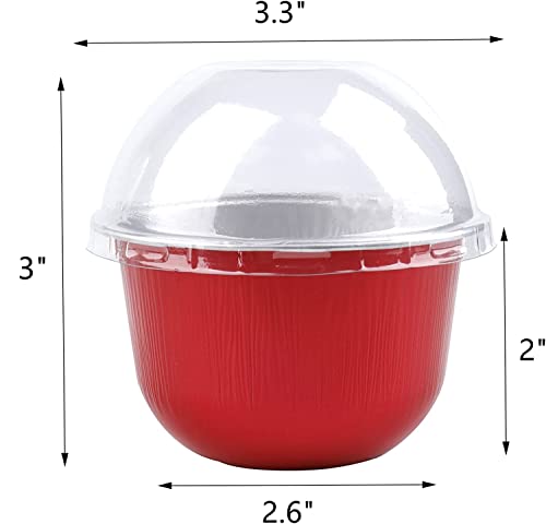 Hacaroa HA-FOILCUPCAKELINER-5.7OZ-100P-2C 100 Pcs Aluminum Foil Baking Cups thumb #1