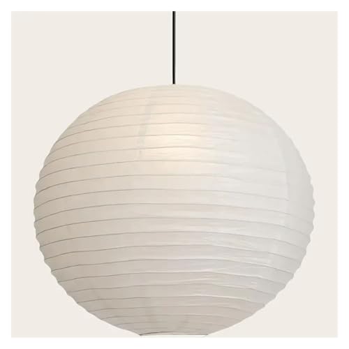Linterna de papel blanco 40 cm pantalla lampara techo grande decoracion salon dormitorio 2 unidades