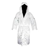 CLETO REYES Satin Boxing Robe with Hood for Men and Women, Competition Uniform Apparel, MMA Kickboxing Muay Thai, Small, Mexico
