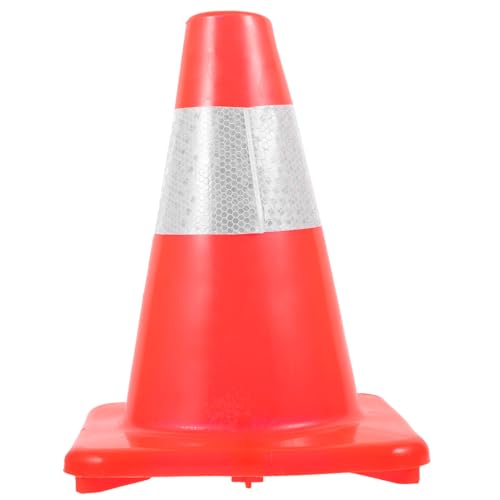 ABOOFAN Cono de Tráfico Reflectante PVC y Resistente para Señalización Vial y Control de Accesos Entradas