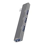 Multiport-Extender für Desktop-Computer, Laptop, USB-Hub, USB-Hub für Laptop | USB-Splitter mit 4 Ports – tragbarer USB-Adapter, USB-Stick, Drucker, PC, Tastaturen