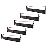 Remplacement pour 062471 vhbw 5x Ruban encreur compatible avec Tally Genicom T2265+, T2265, T2170, T2280, T2155, T2070 imprimante matricielle ou de reçus - noir
