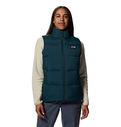 Mountain Hardwear Women's Standard Nevadan Down Vest, Dark Marsh, Large