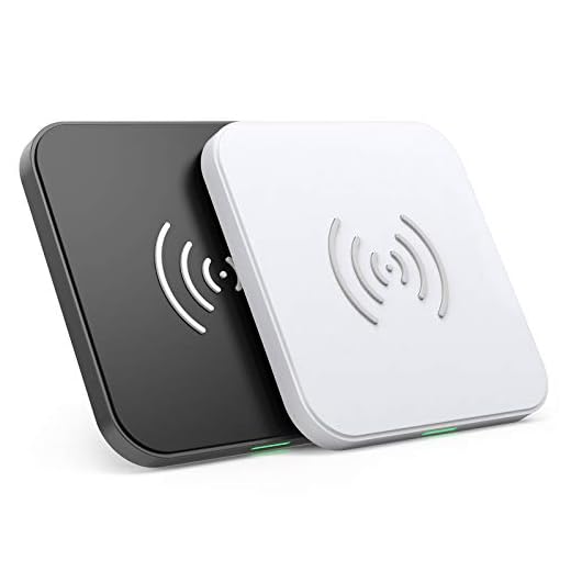 CHOETECH Wireless Charger (2 Pack),10W Max Qi-Certified Fast Wireless Charging Pad Compatible with iPhone SE 2020/11/11 Pro/11 Pro Max/XS Max/XS/X, Samsung Galaxy S20/Note 10/S10/S9, AirPods Pro