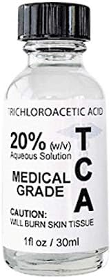 T C A 20% (1oz) Fine Lines, Wrinkles, Age Spots, Lip Creases, Crepey Skin by RePare Skincare (30ml_20)