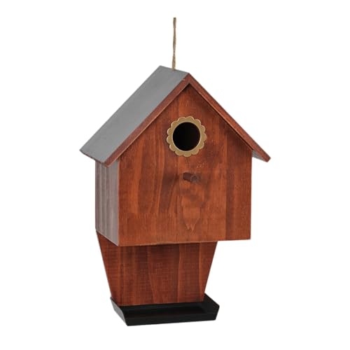 Protégez les pinsons de la pluie avec ce nichoir en bois très robuste